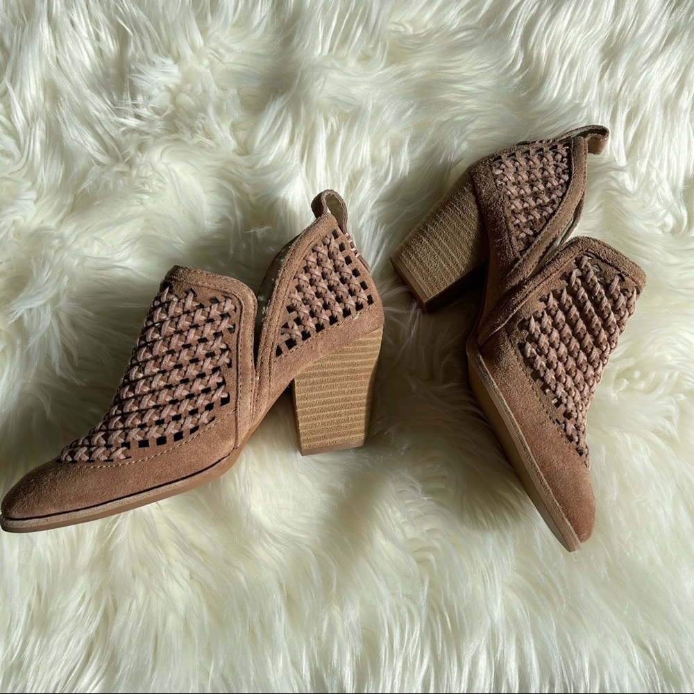 Jeffrey Campbell Appleby Suede Slip on Booties - Picture 5 of 9
